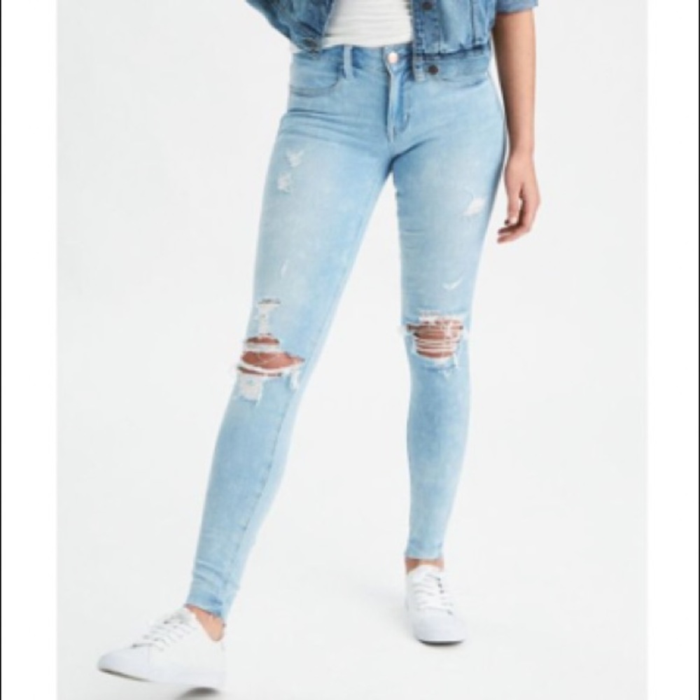 American Eagle Ripped Skinny Jeans